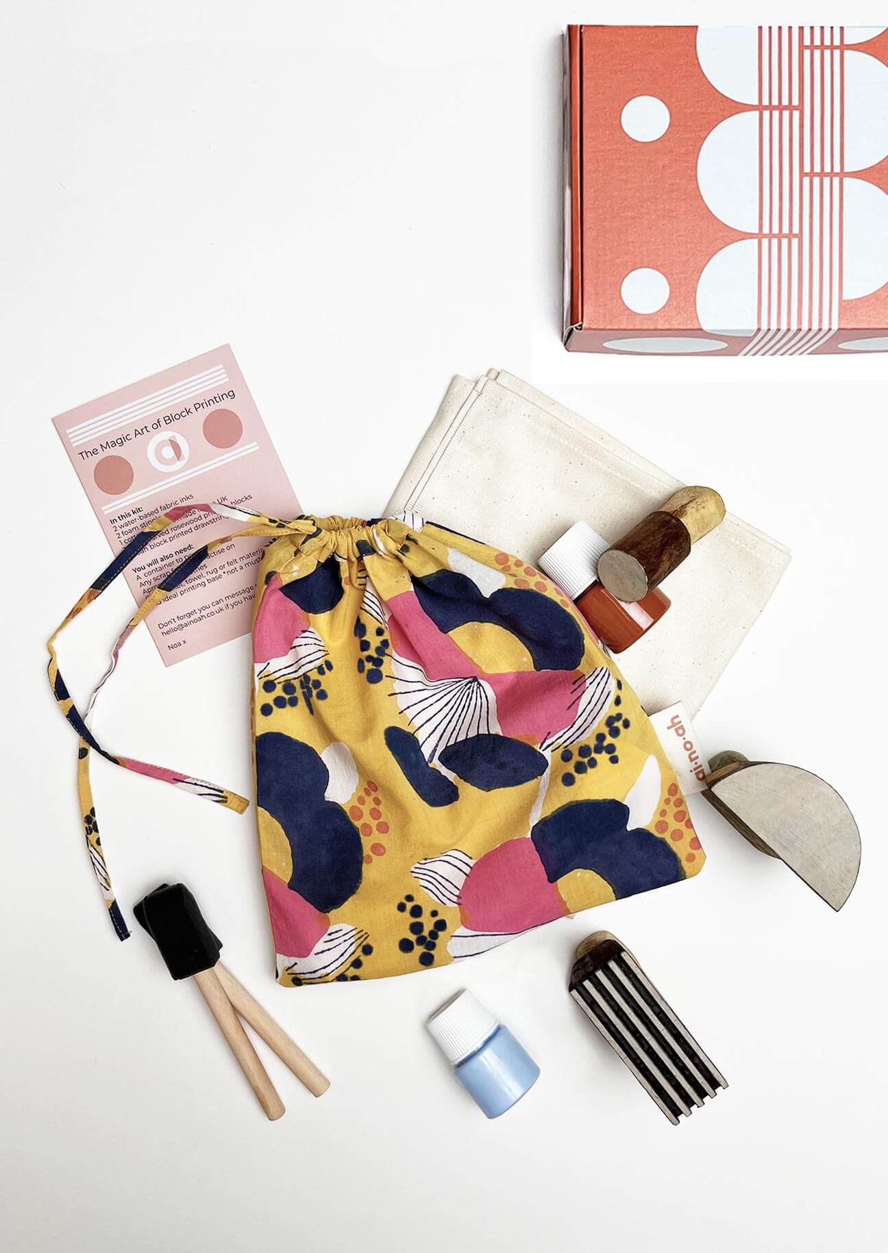 ainoah Block Printing Kit | Ume, Buttercup & Cinnamon